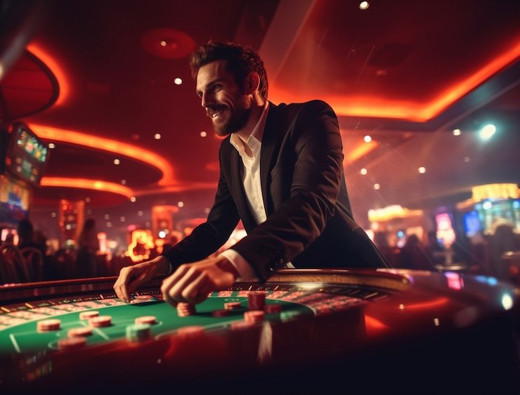 balaksix slot live dealer studio with multiple camera angles and professional lighting